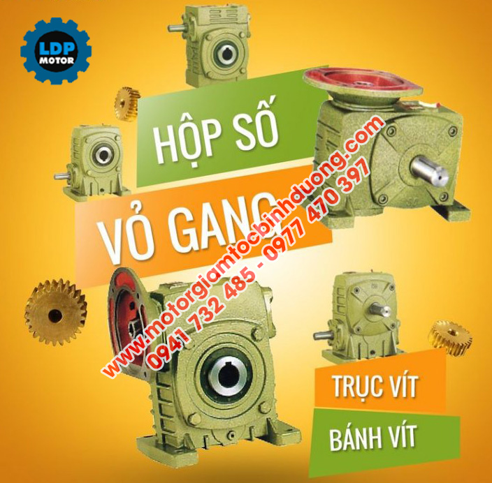 Ưu điểm nổi bật của hộp số giảm tốc vỏ gang