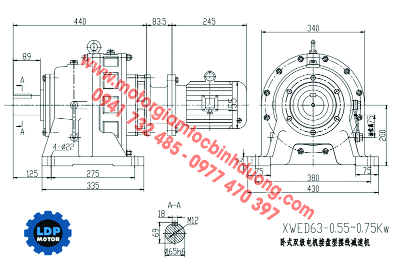 ban-ve-motor-giam-toc-cyclo-chan-de