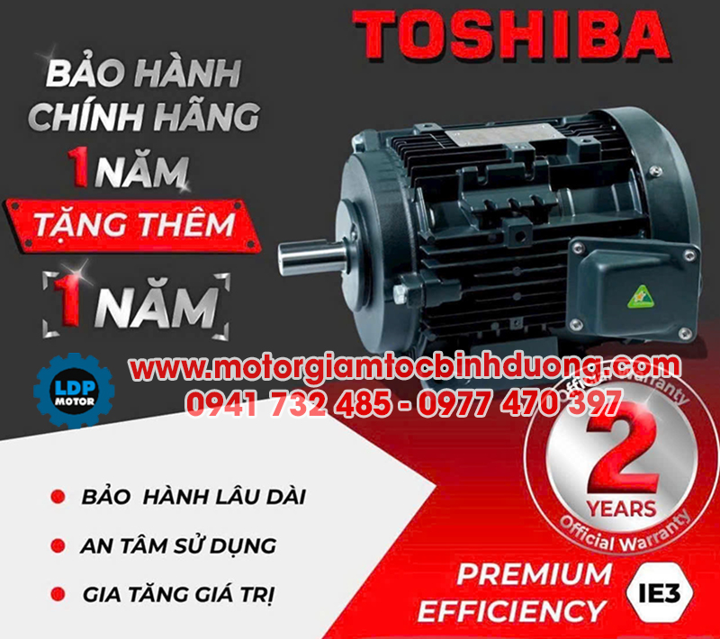 Motor giảm tốc Toshiba giá rẻ