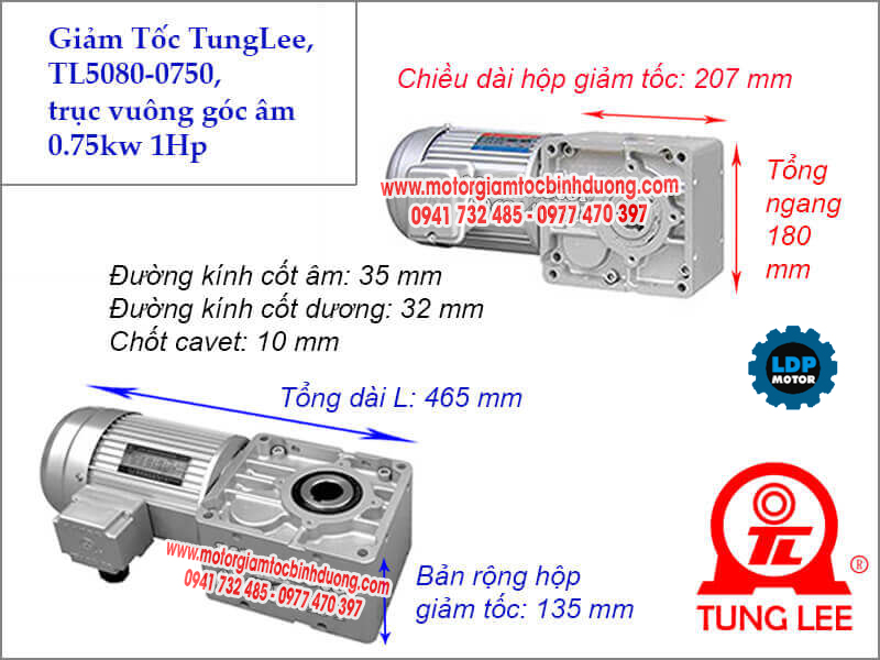 motor-giam-toc-tunglee-truc-vuong-goc-0-75kw-1hp
