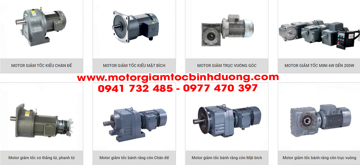 Cung cấp motor giảm tốc chất lượng các loại - Linh Duy Phát