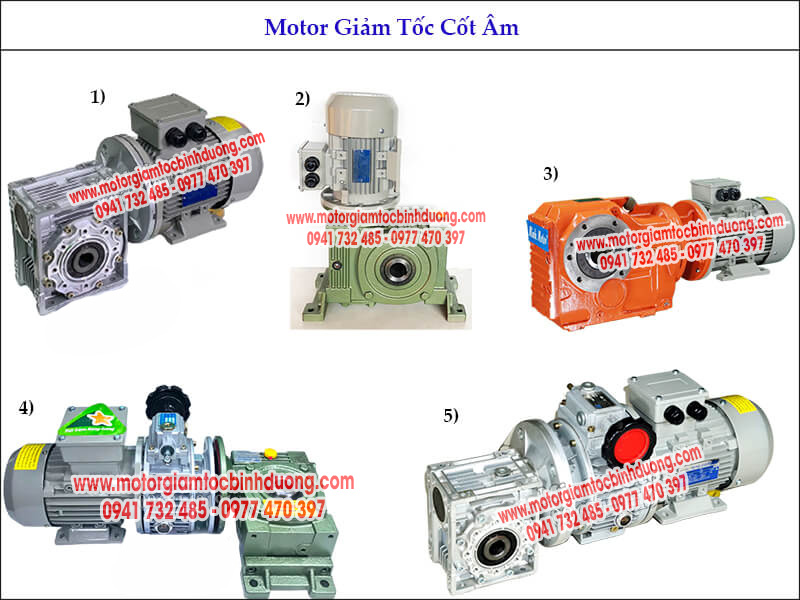 Hộp số giảm tốc cốt âm các loại - Linh Duy Phát