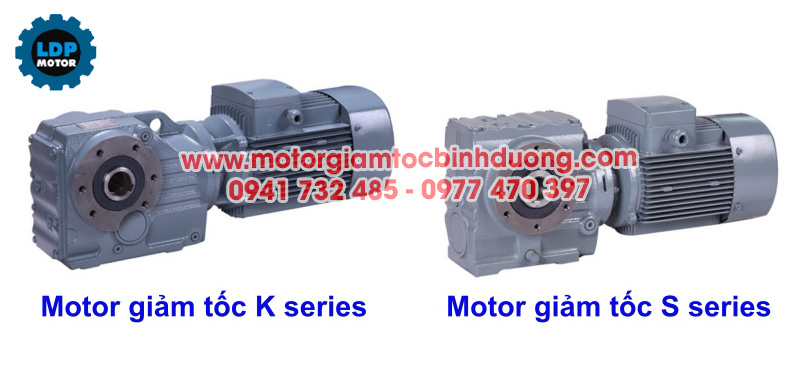 Cách phân biệt giữa motor giảm tốc dòng K series và S series