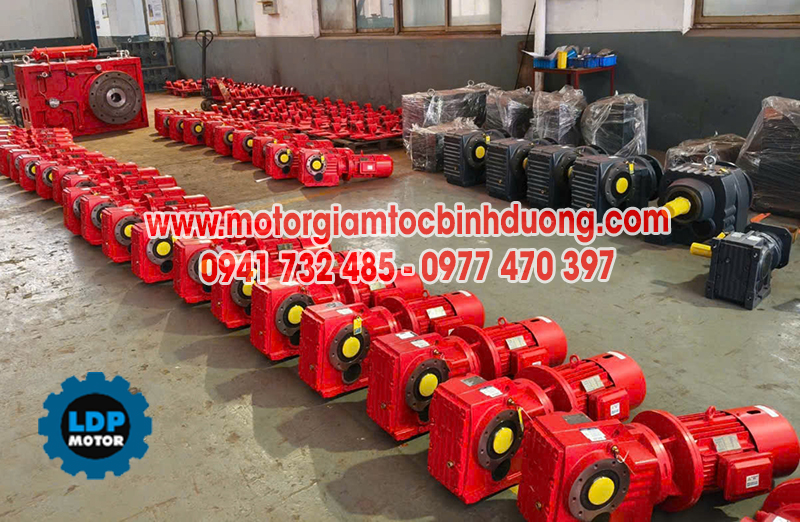 Motor giảm tốc cốt âm tải nặng